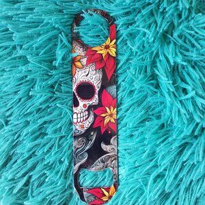 Halloween Skeleton Bottle Opener Rose Flower Bottle Opener